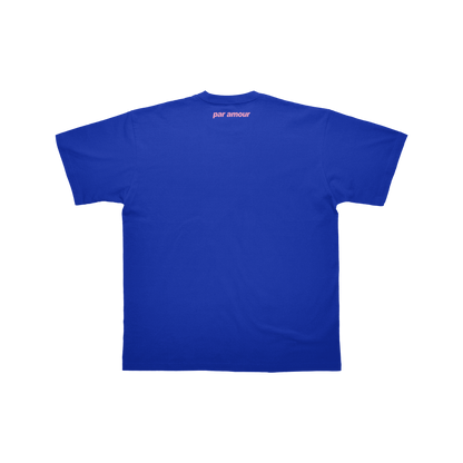 T-SHIRT "PAR AMOUR" - BLEU