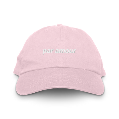 CASQUETTE ROSE "PAR AMOUR"