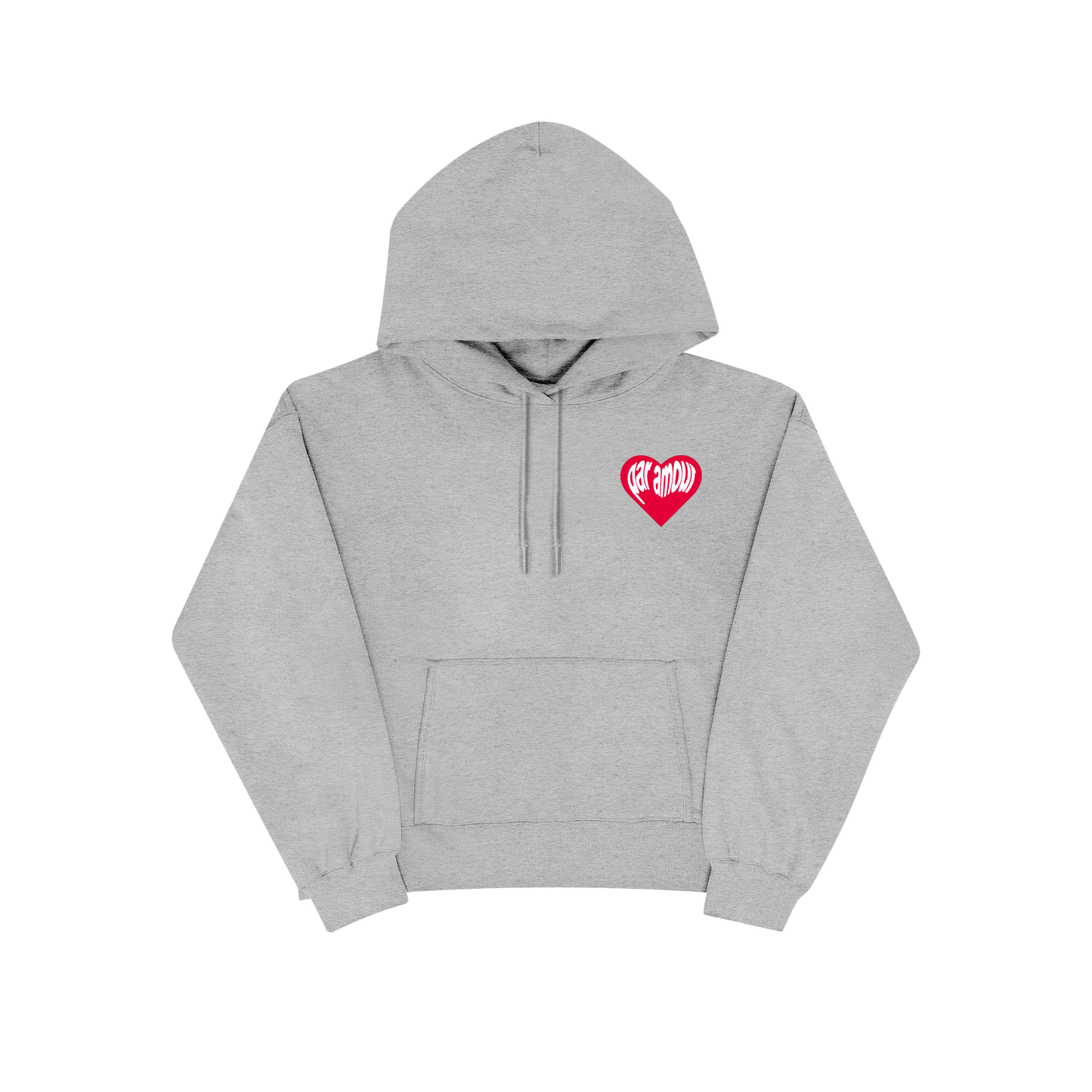 HOODIE "PAR AMOUR" - GRIS